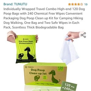 Dog poop bags